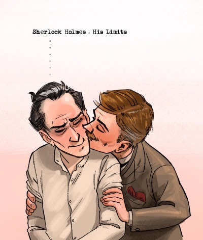 Favorite fanart Holmes and Watson in love
